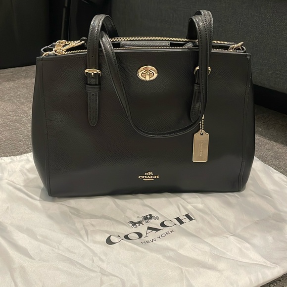 Coach Handbags - Coach Small Black Tote Bag